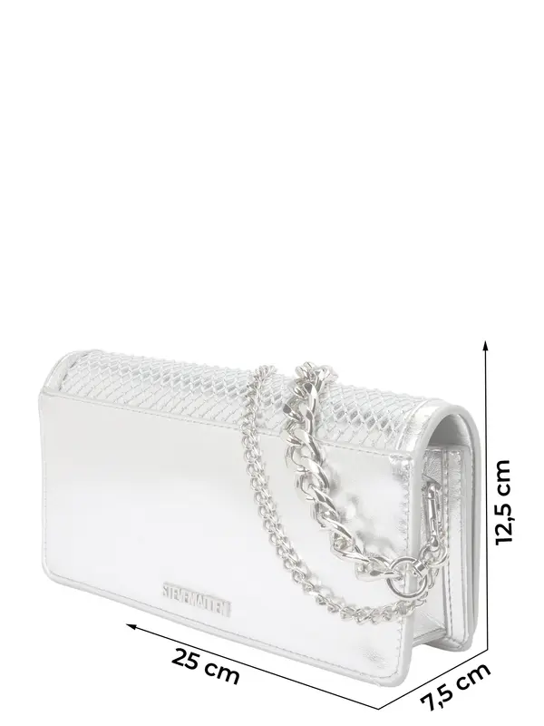 STEVE MADDEN STEVE MADDEN Torba za čez ramo 'Btaya'  srebrna