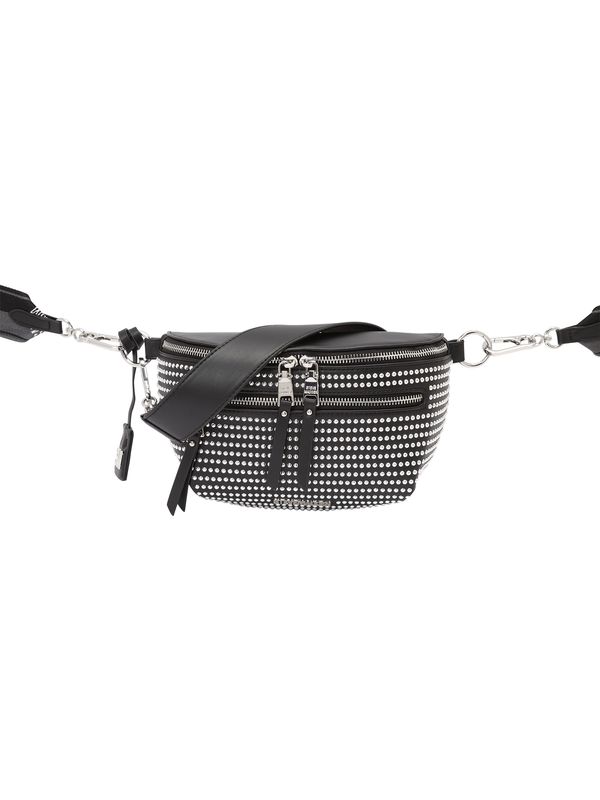 STEVE MADDEN STEVE MADDEN Torbica za okrog pasu 'Bclarkes'  črna / srebrna