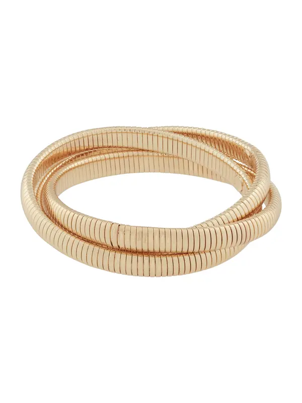 STEVE MADDEN STEVE MADDEN Zapestnica 'Omega'  zlata