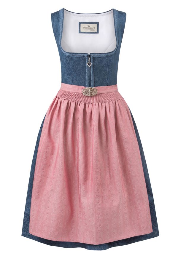 STOCKERPOINT STOCKERPOINT Dirndl 'Roseline'  modra / staro roza