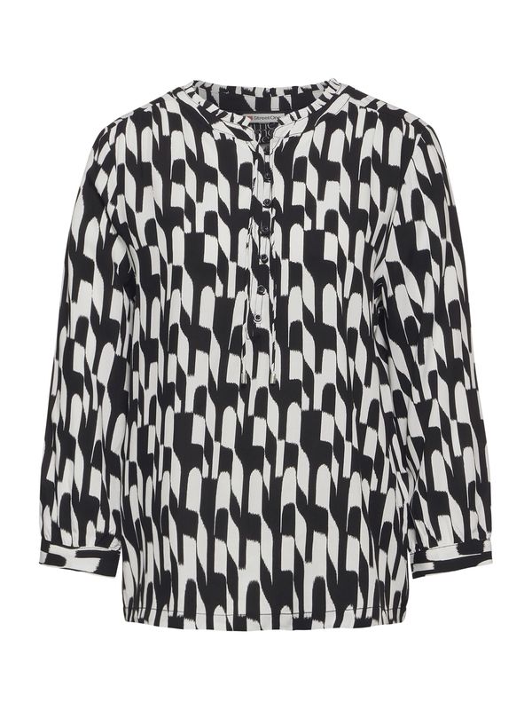 STREET ONE STREET ONE Bluza  črna / bela