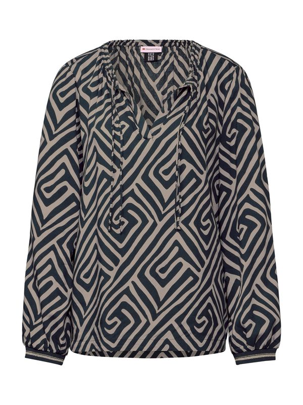 STREET ONE STREET ONE Bluza  kaki / črna