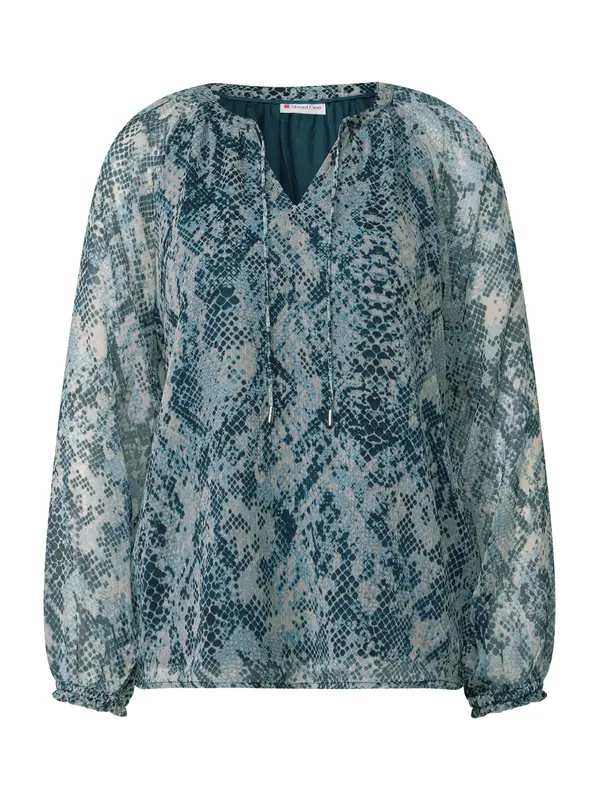 STREET ONE STREET ONE Bluza  kit / cijansko modra / svetlo modra