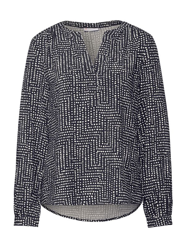 STREET ONE STREET ONE Bluza  nočno modra / off-bela