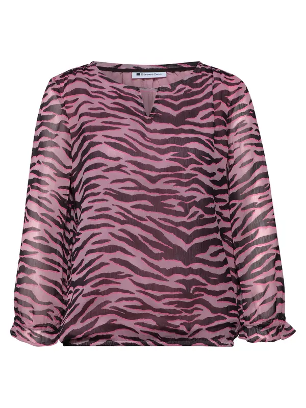 STREET ONE STREET ONE Bluza  temno liila / roza / staro roza