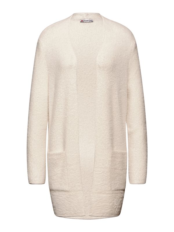 STREET ONE STREET ONE Pletena jopa  naravno bela