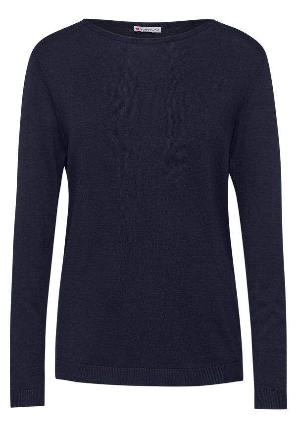 STREET ONE STREET ONE Pulover  nočno modra