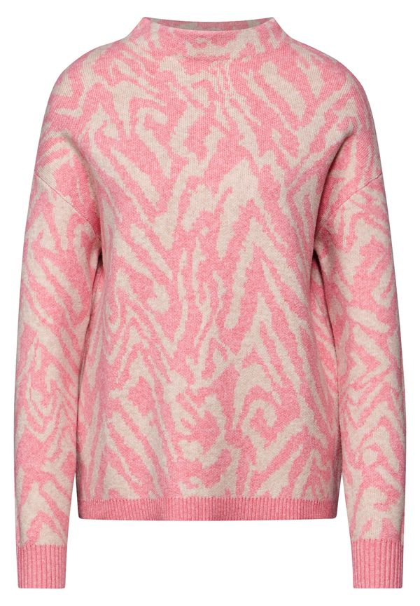 STREET ONE STREET ONE Pulover  roza / bela