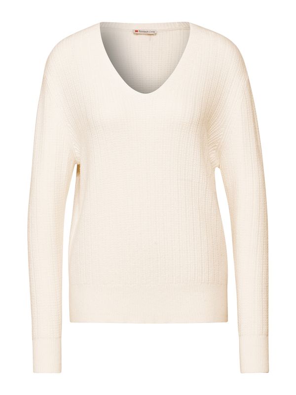 STREET ONE STREET ONE Pulover  volneno bela