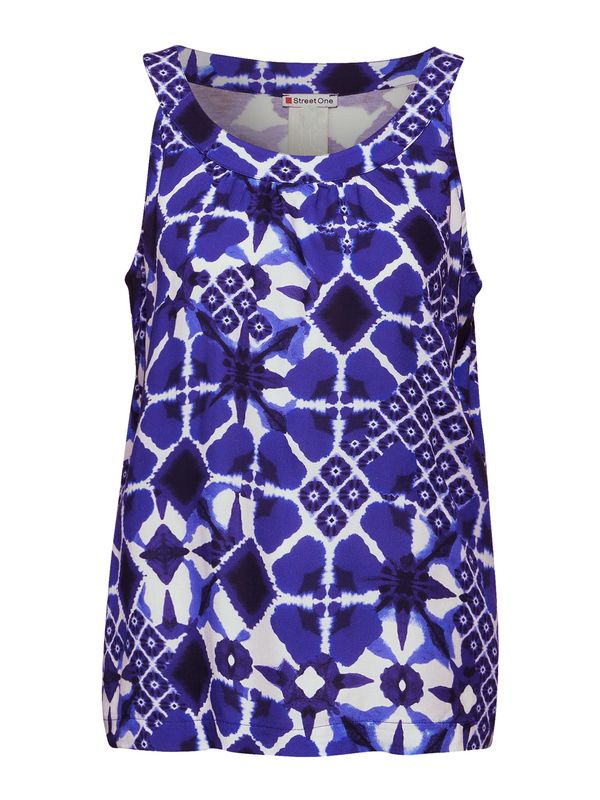 STREET ONE STREET ONE Top  indigo / kraljevo modra / bela