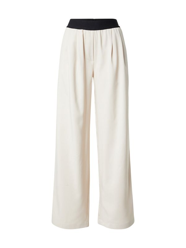 STUDIO SELECT STUDIO SELECT Hlače z naborki 'Davinia'  kit / črna