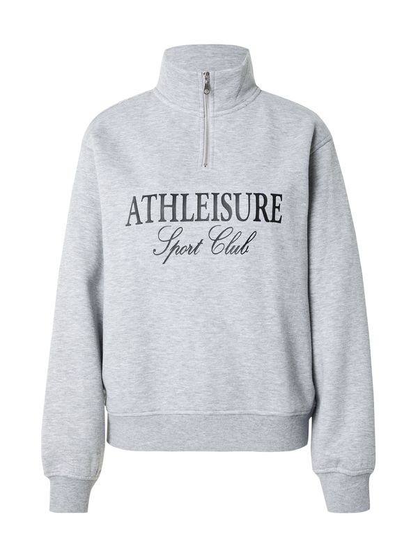 STUDIO SELECT STUDIO SELECT Majica 'Lina'  pegasto siva / črna