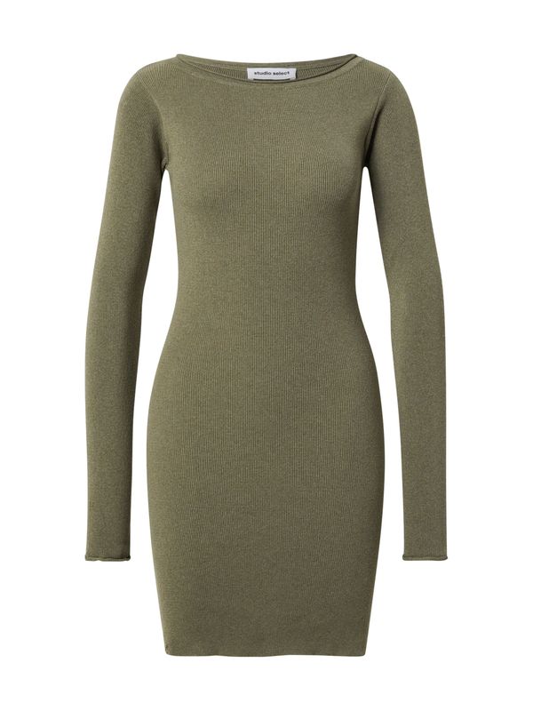 STUDIO SELECT STUDIO SELECT Pletena obleka 'Kasha'  kaki