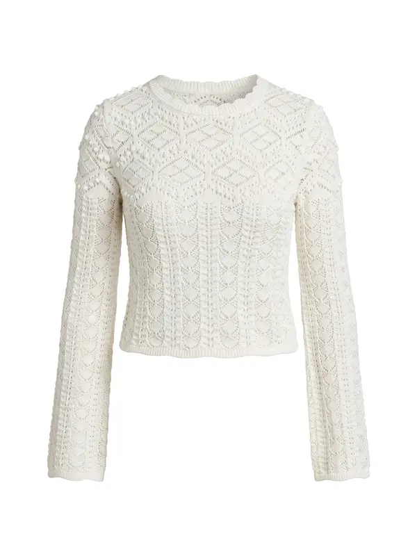 studioselect studioselect Pulover 'Promise'  volneno bela