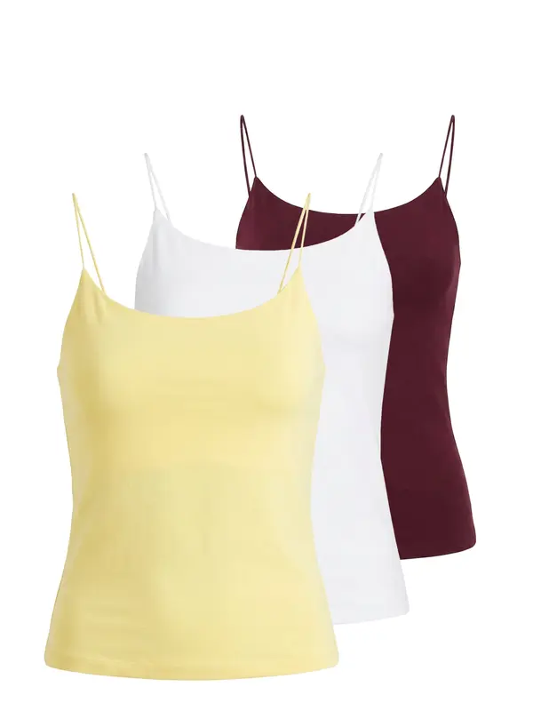 studioselect studioselect Top 'Lena'  rumena / burgund / bela