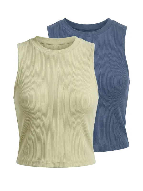 studioselect studioselect Top 'Sanja'  dimno modra / pastelno zelena
