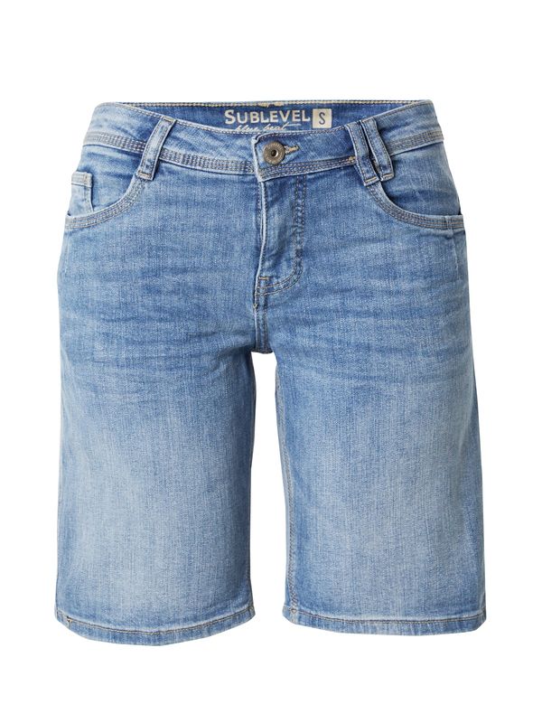 Sublevel Sublevel Kavbojke  moder denim