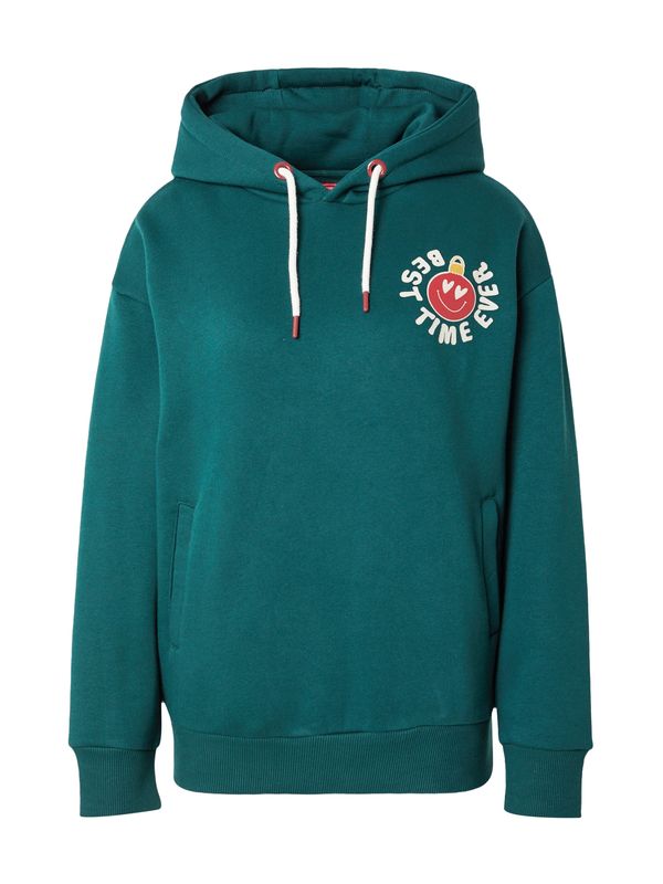 Sublevel Sublevel Majica  bež / smaragd / rdeča / bela