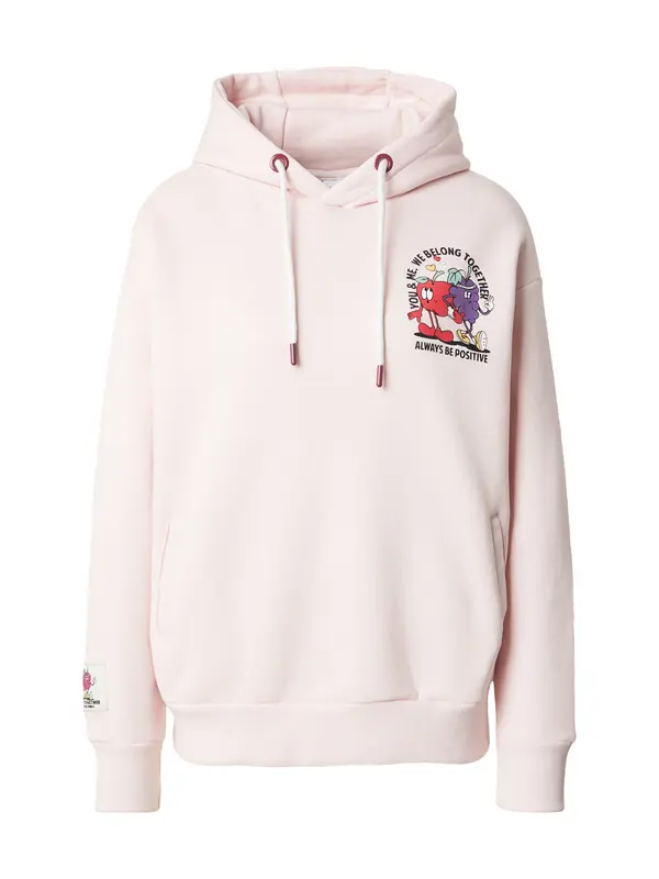 Sublevel Sublevel Majica  zelena / rosé / rdeča / črna
