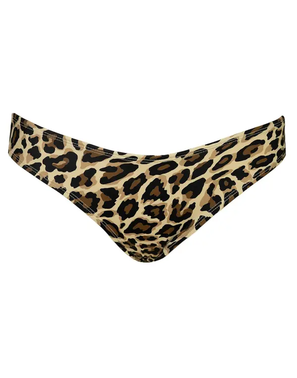 SugarShape SugarShape Bikini hlačke 'Monaco'  bež / temno rjava / črna