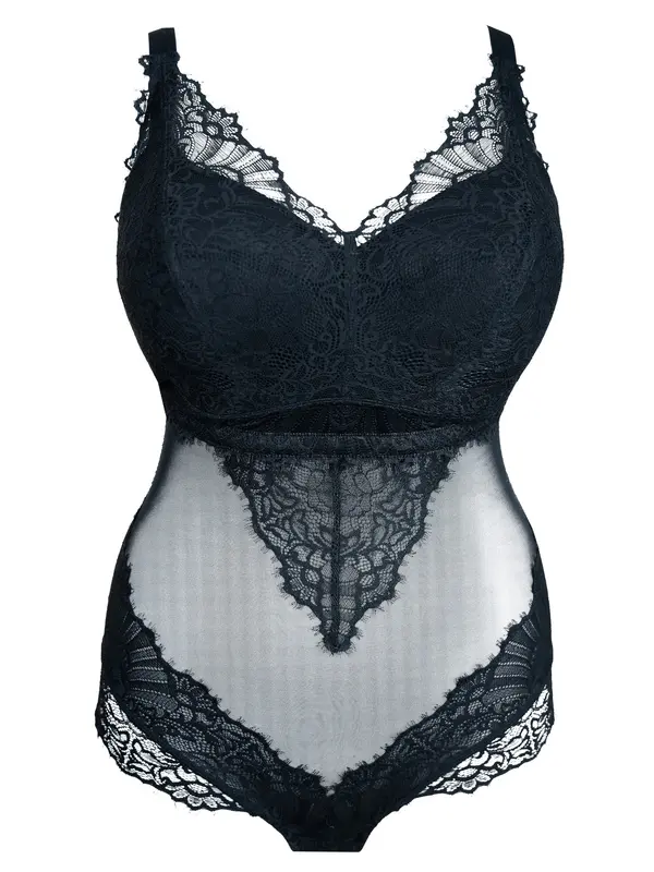 SugarShape SugarShape Bodi perilo  črna / transparentna