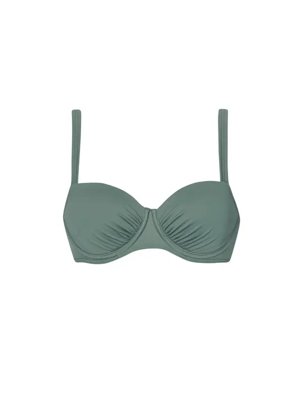 SUNFLAIR SUNFLAIR Bikini zgornji del  temno zelena