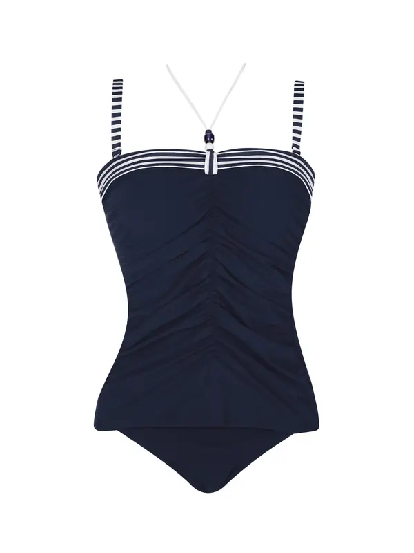 SUNFLAIR SUNFLAIR Enodelne kopalke  marine / bela