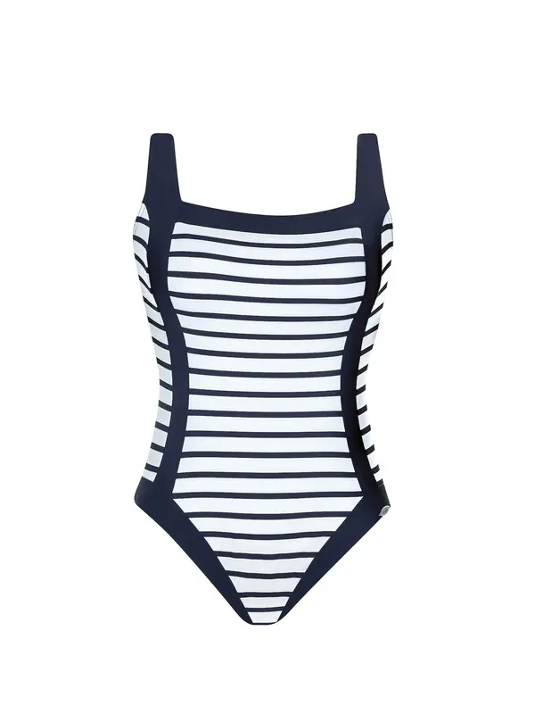 SUNFLAIR SUNFLAIR Enodelne kopalke  temno modra / bela