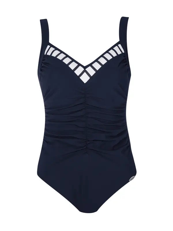SUNFLAIR SUNFLAIR Enodelne kopalke  temno modra / bela