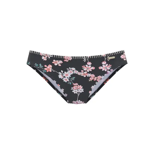 SUNSEEKER SUNSEEKER Bikini hlačke 'Ditsy'  mešane barve / črna