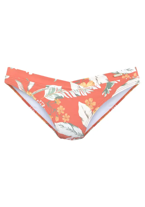 SUNSEEKER SUNSEEKER Bikini hlačke  rumena / zelena / pastelno rdeča / bela