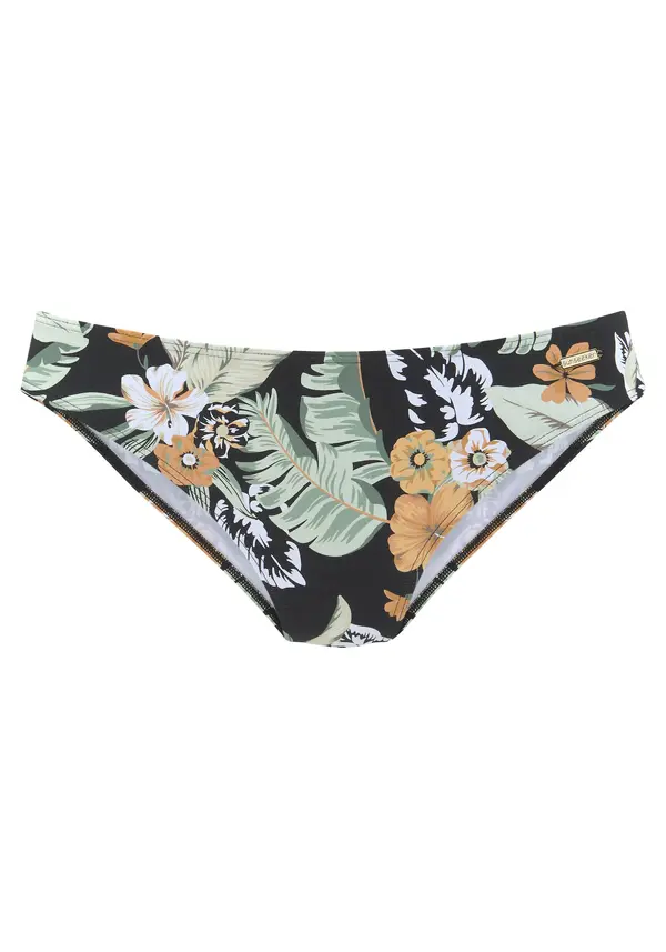 SUNSEEKER SUNSEEKER Bikini hlačke  svetlo rjava / smaragd / črna / bela