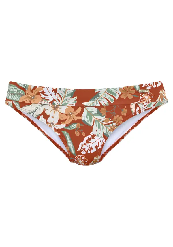 SUNSEEKER SUNSEEKER Bikini hlačke  svetlo zelena / temno zelena / svetlo oranžna / bela