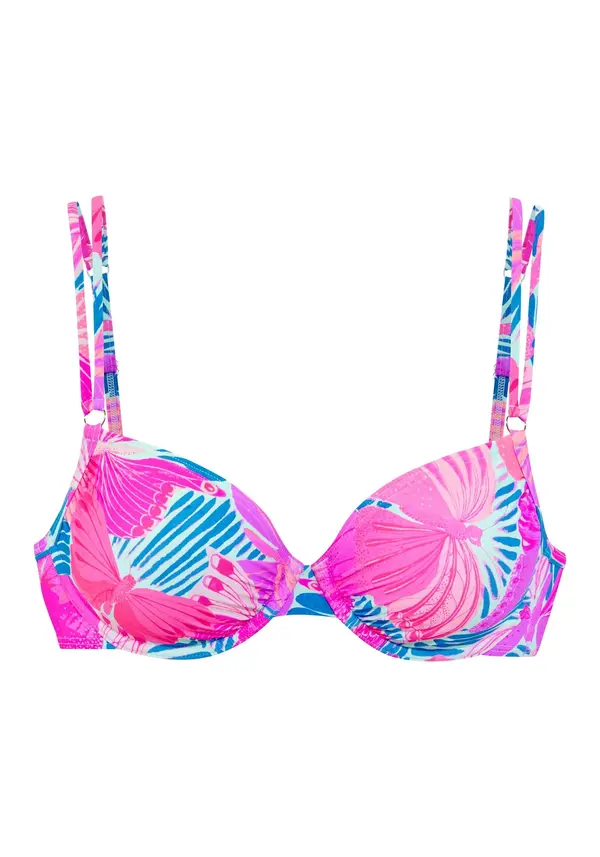 SUNSEEKER SUNSEEKER Bikini zgornji del  azur / svetlo modra / roza / rosé