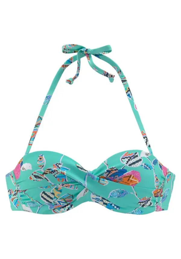 SUNSEEKER SUNSEEKER Bikini zgornji del 'Jam'  žad / mešane barve