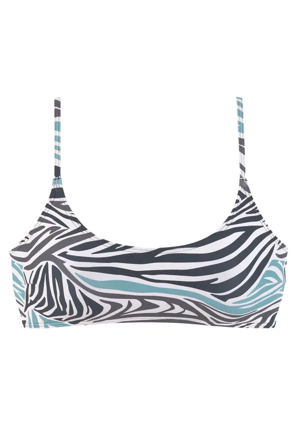 SUNSEEKER SUNSEEKER Bikini zgornji del  marine / turkizna / bela