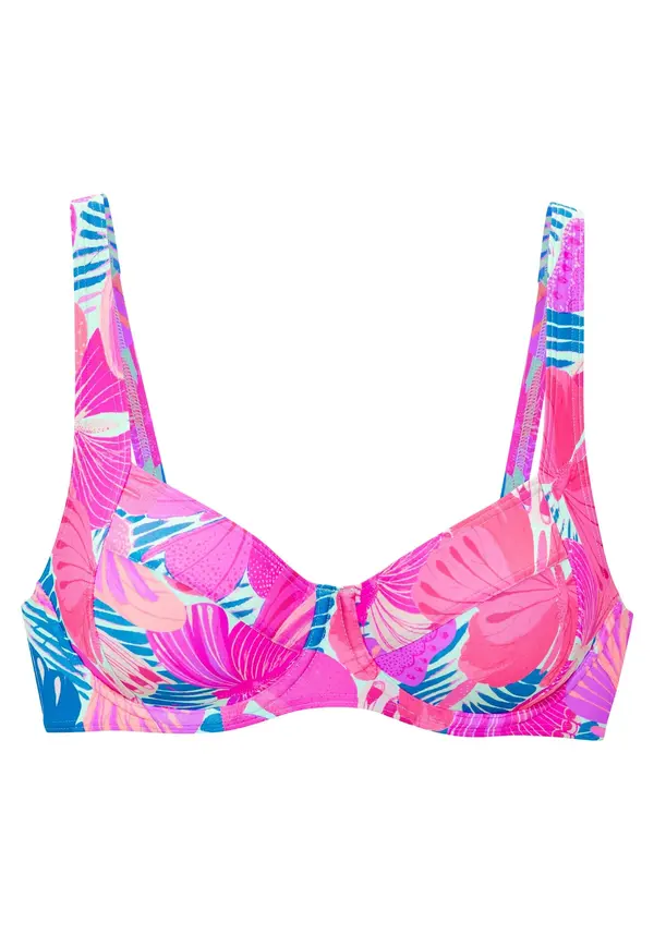 SUNSEEKER SUNSEEKER Bikini zgornji del  modra / pastelno modra / roza / pitaja