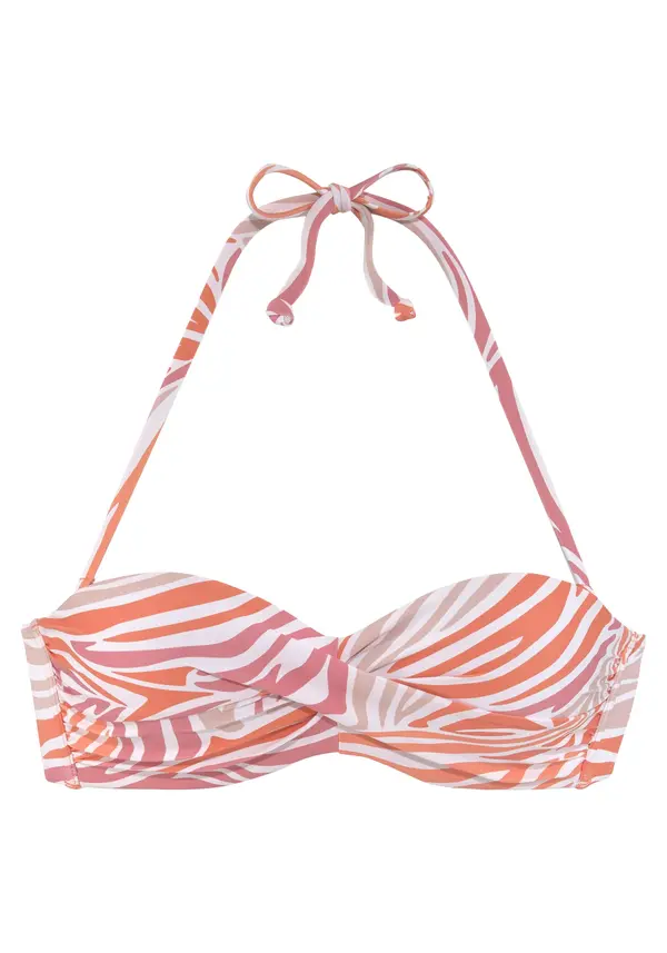 SUNSEEKER SUNSEEKER Bikini zgornji del  nude / oranžna / staro roza / bela