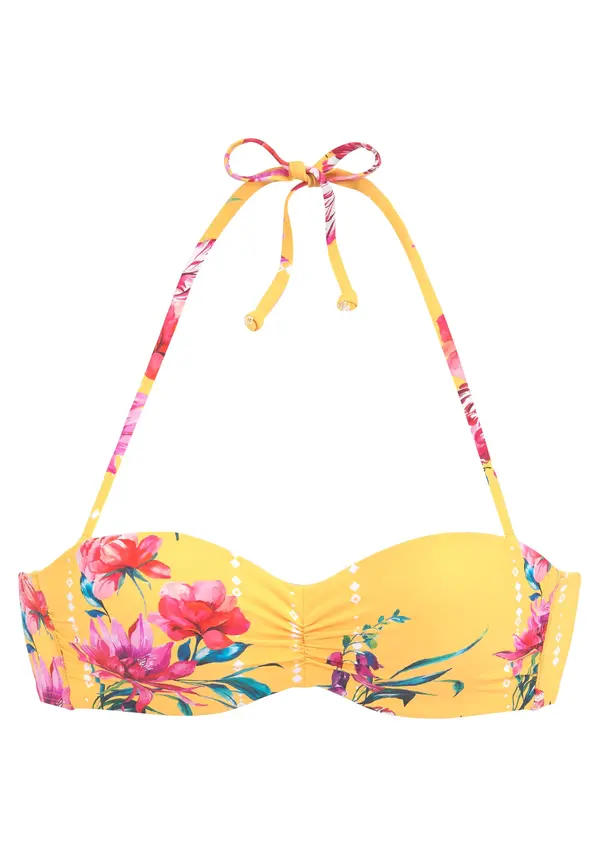 SUNSEEKER SUNSEEKER Bikini zgornji del  rumena / mešane barve