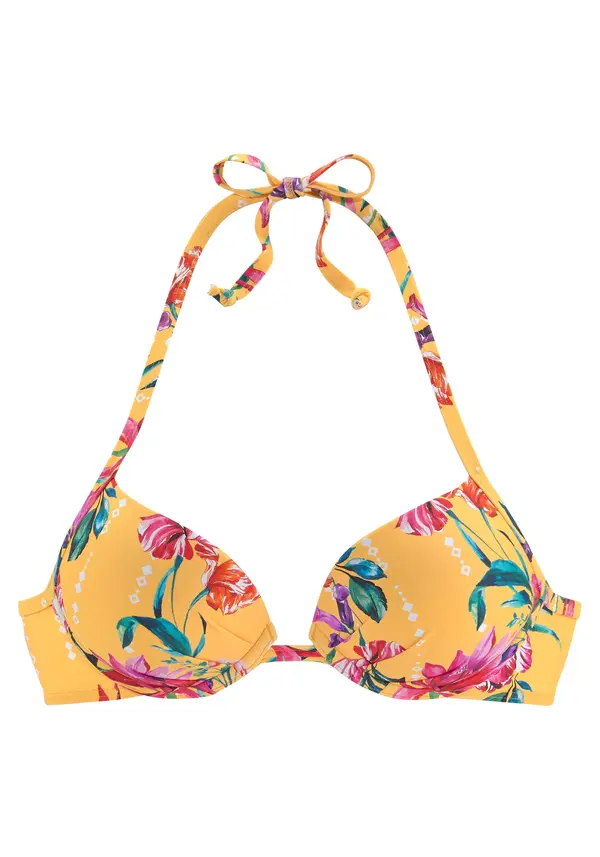 SUNSEEKER SUNSEEKER Bikini zgornji del  rumena / zelena / temno liila / roza
