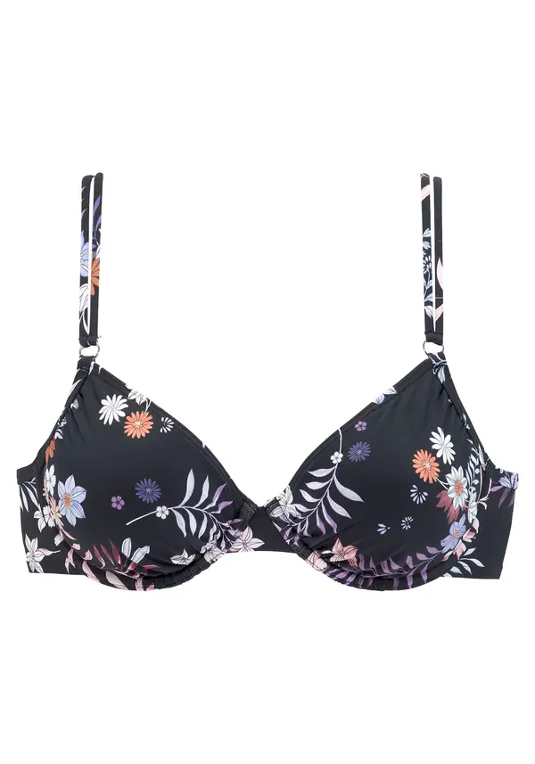 SUNSEEKER SUNSEEKER Bikini zgornji del  svetlo lila / oranžna / črna / bela