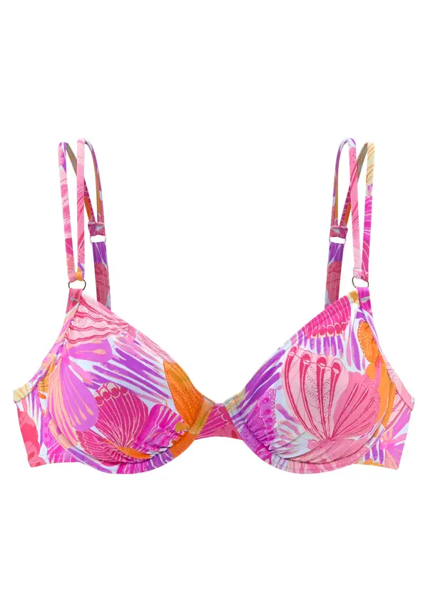 SUNSEEKER SUNSEEKER Bikini zgornji del  svetlo modra / lila / oranžna / roza