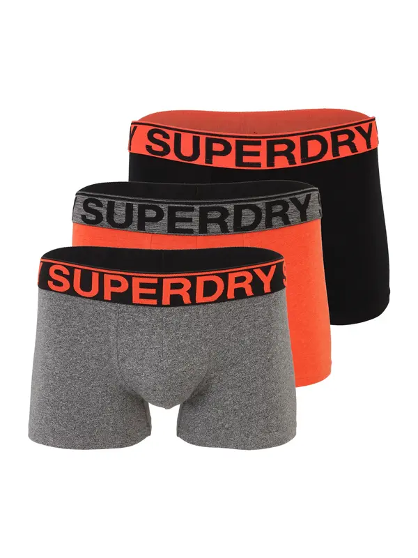 Superdry & Co Superdry & Co Boksarice  pegasto siva / oranžna / črna