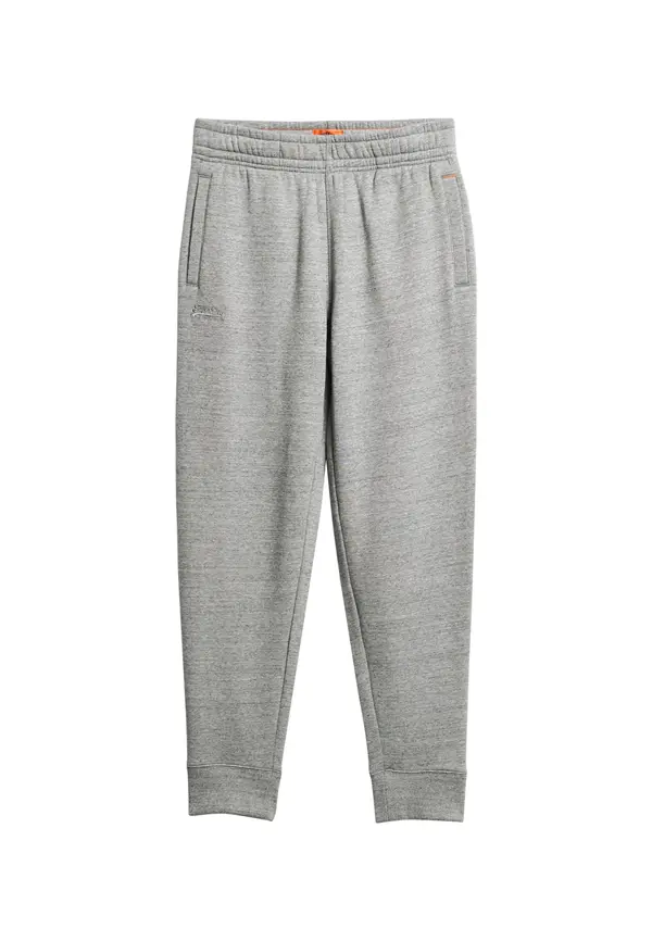 Superdry & Co Superdry & Co Hlače 'Essential'  pegasto siva