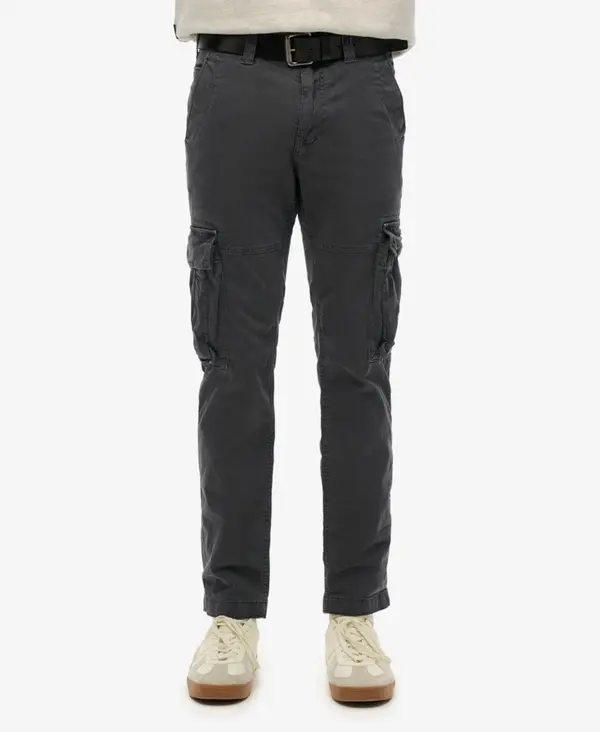 Superdry & Co Superdry & Co Kargo hlače 'Core'  temno siva