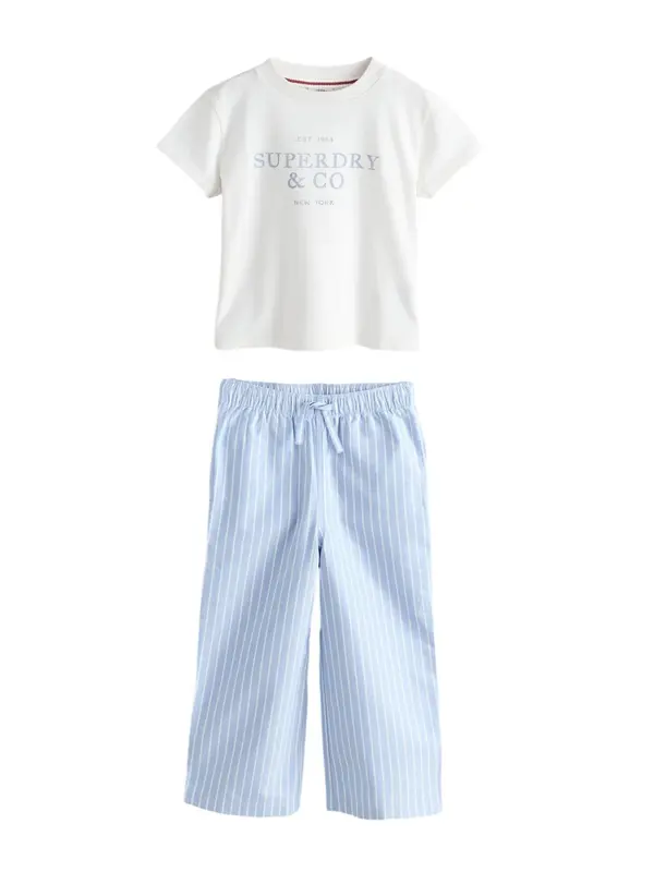 Superdry & Co Superdry & Co Komplet  pastelno modra / bela