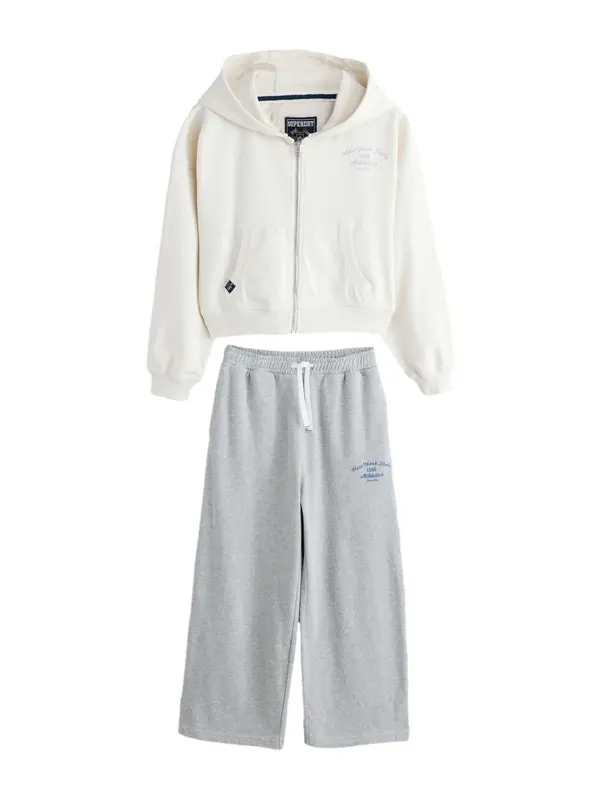 Superdry & Co Superdry & Co Komplet  svetlo siva / bela