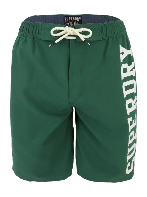 Superdry & Co Superdry & Co Kratke kopalne hlače  jelka / bela