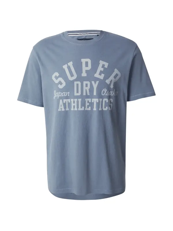 Superdry & Co Superdry & Co Majica 'Athletic Essential'  marine / svetlo siva