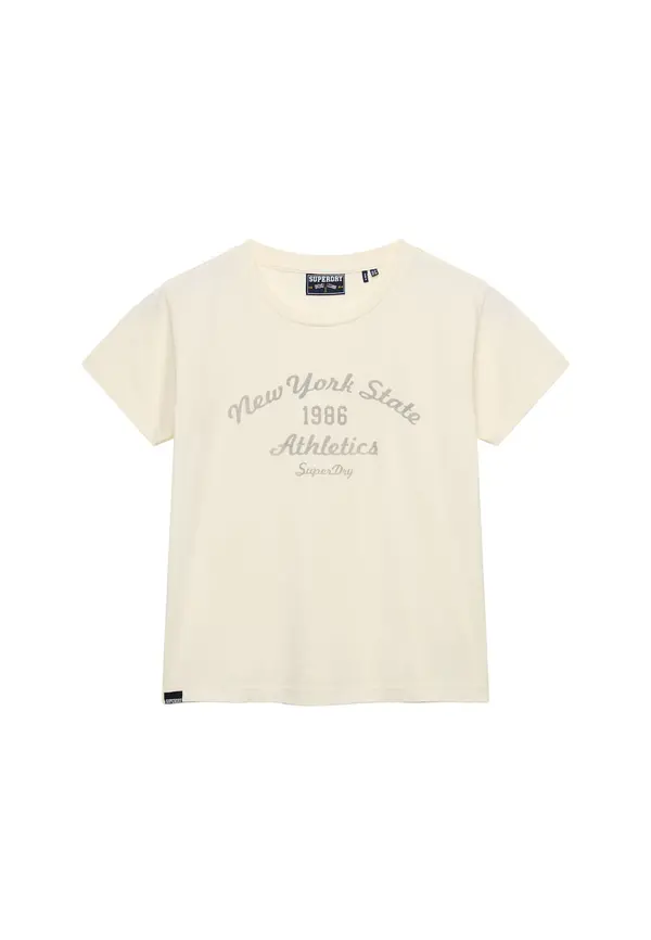 Superdry & Co Superdry & Co Majica 'Athletic Essentials'  antracit / off-bela